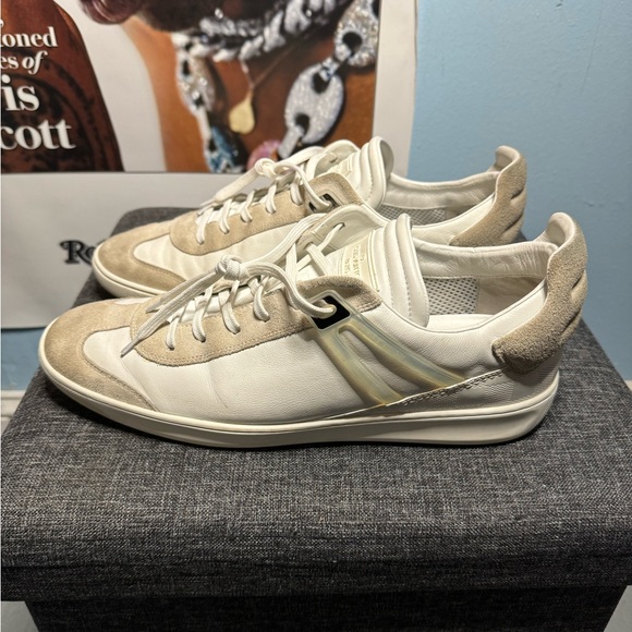 Louis Vuitton Other - Louis Vuitton White Leather Suede Trainers